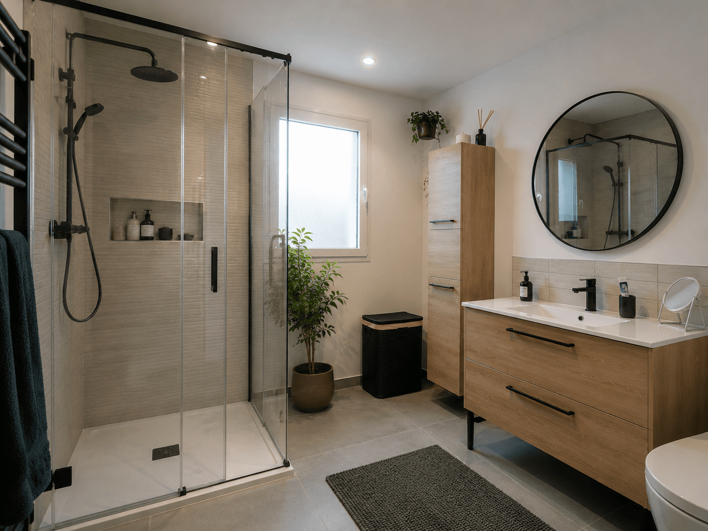 Salle de bain rénovée par RENOV FRANCE — réalisation 1