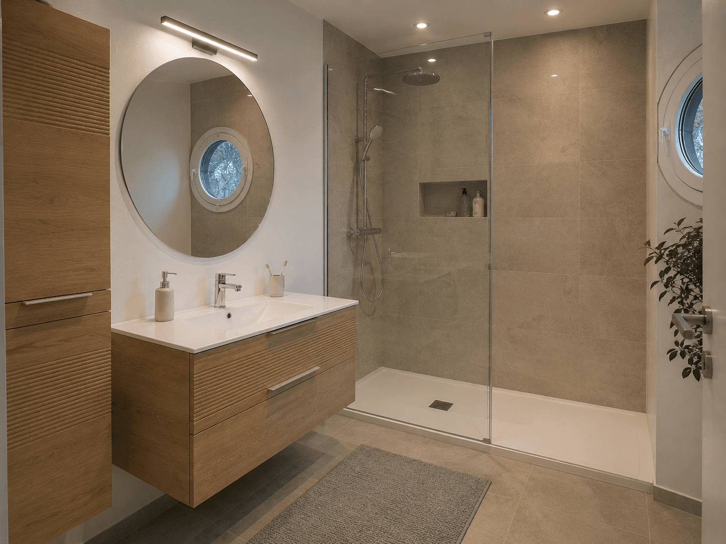 Salle de bain rénovée par RENOV FRANCE — réalisation 2